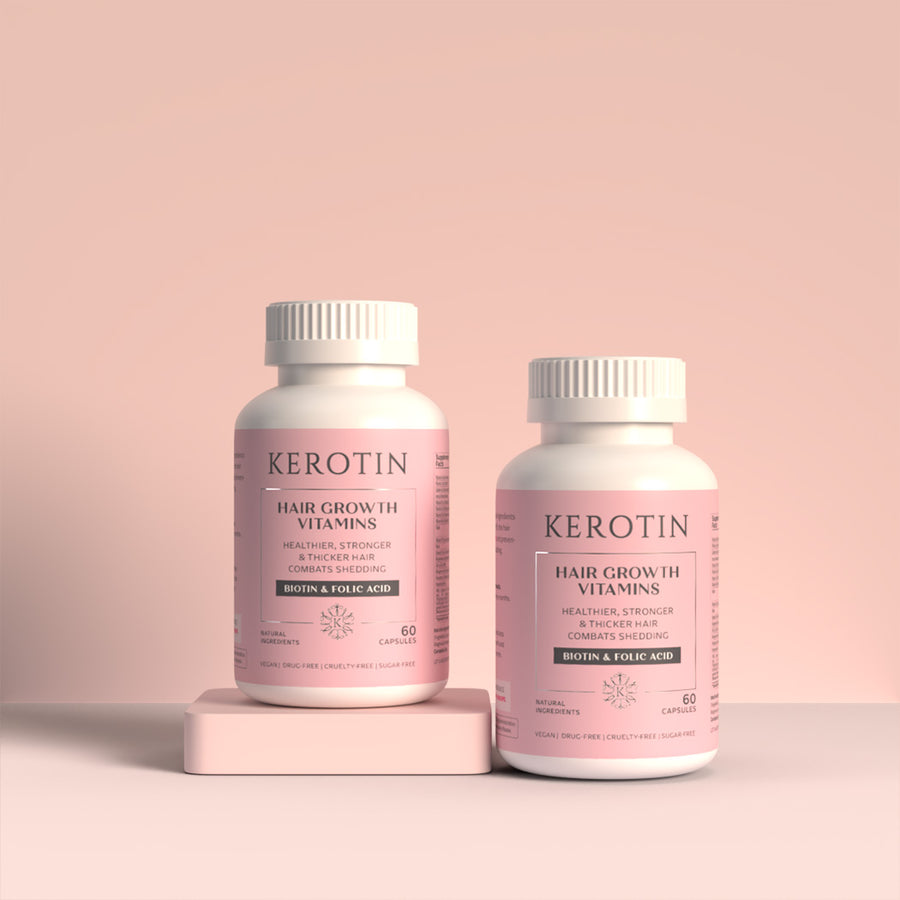 2 Bottles of Hair Growth Vitamins